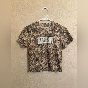 Darlin' Camouflage Short Sleeve Tee